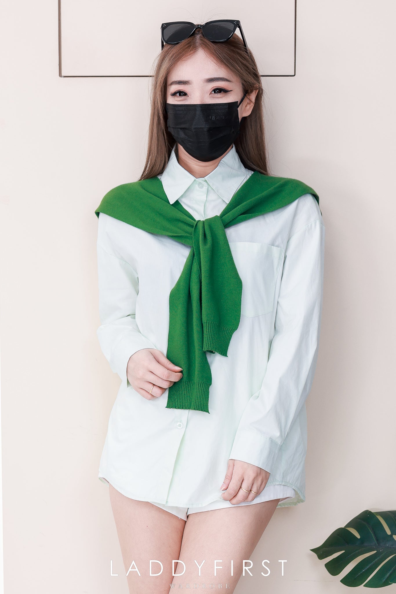 【T6688】高品质学院风翻领长袖衬衫上衣，有口袋 ❤️❤️