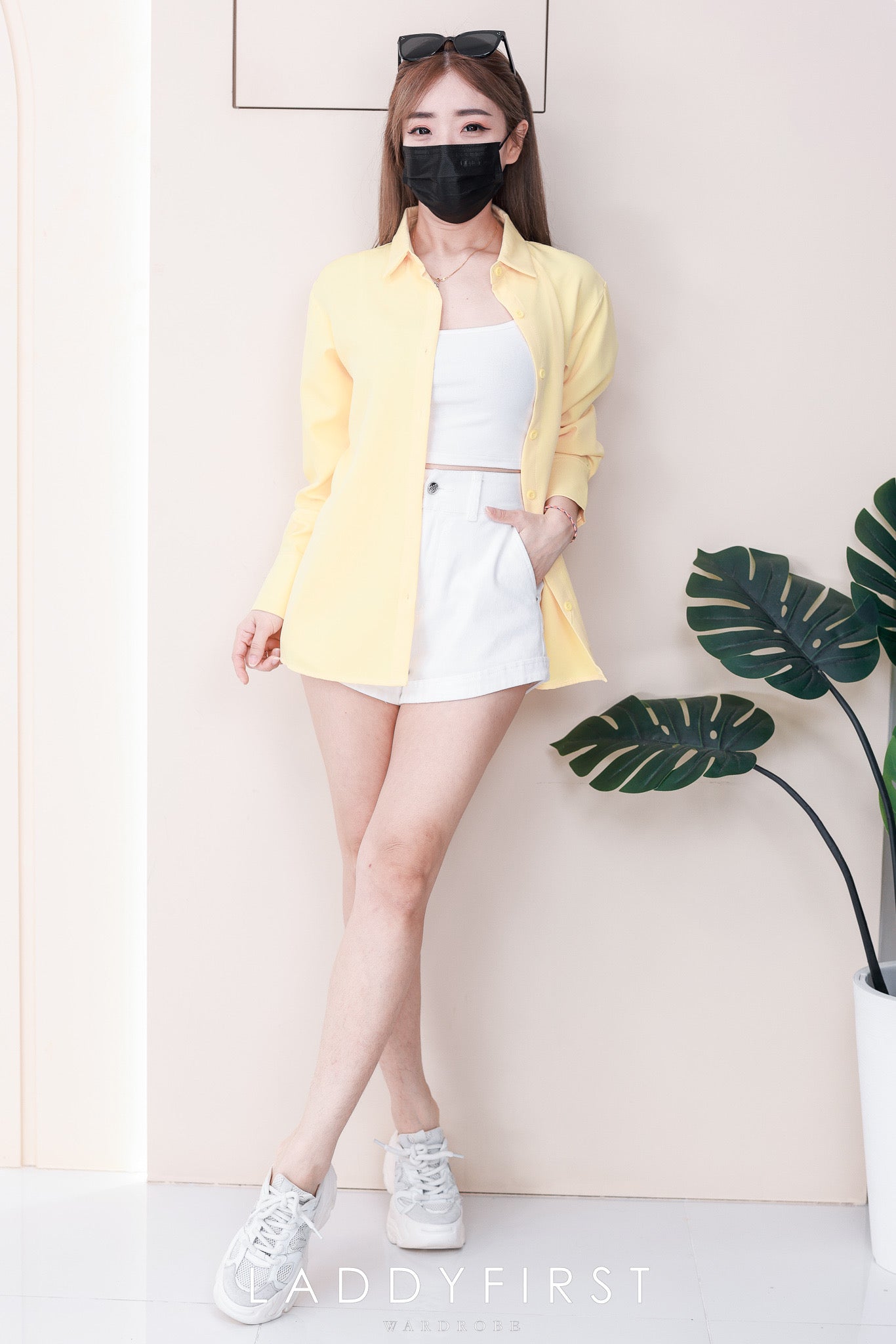 【T80340】＊订单不断＊ 独家爆款高品质韩式宽松版多巴胺色系翻领长袖西装衬衫上衣❤️【A-R1-C5】