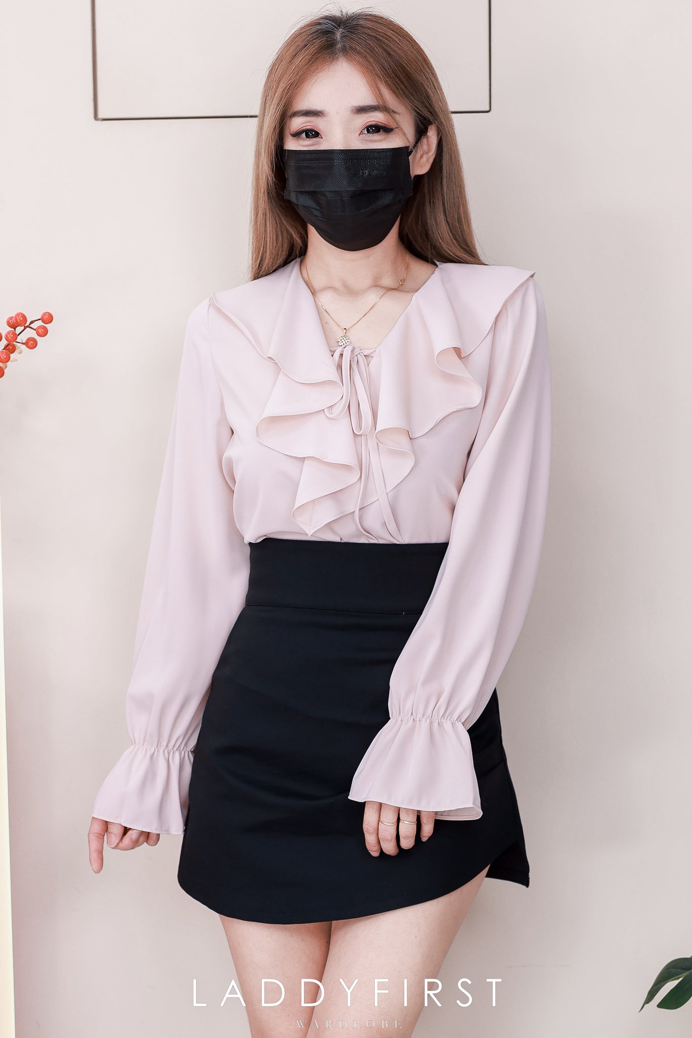 【T81166】高品质雪纺飘逸感荷叶边上衣 ❤️❤️