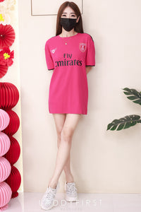 【T14259 / 9060】高品质圆领字母拉线设计OVERSIZED 上衣 ❤❤【A-R2-C5】
