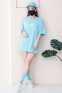 【O1167】高品质三件套男女同款纯棉Oversized 潮流时尚上衣 ❤️❤️ 上衣👕➕帽子🧢➕袜子🧦【A-RU11】