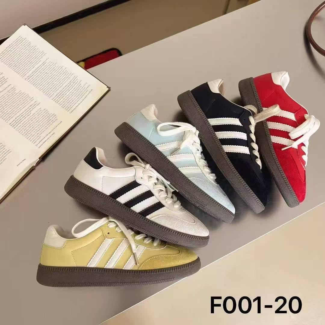 【RF001-20】✨现货✨ 高质量厚底休闲百搭德训增高鞋子 ❤️