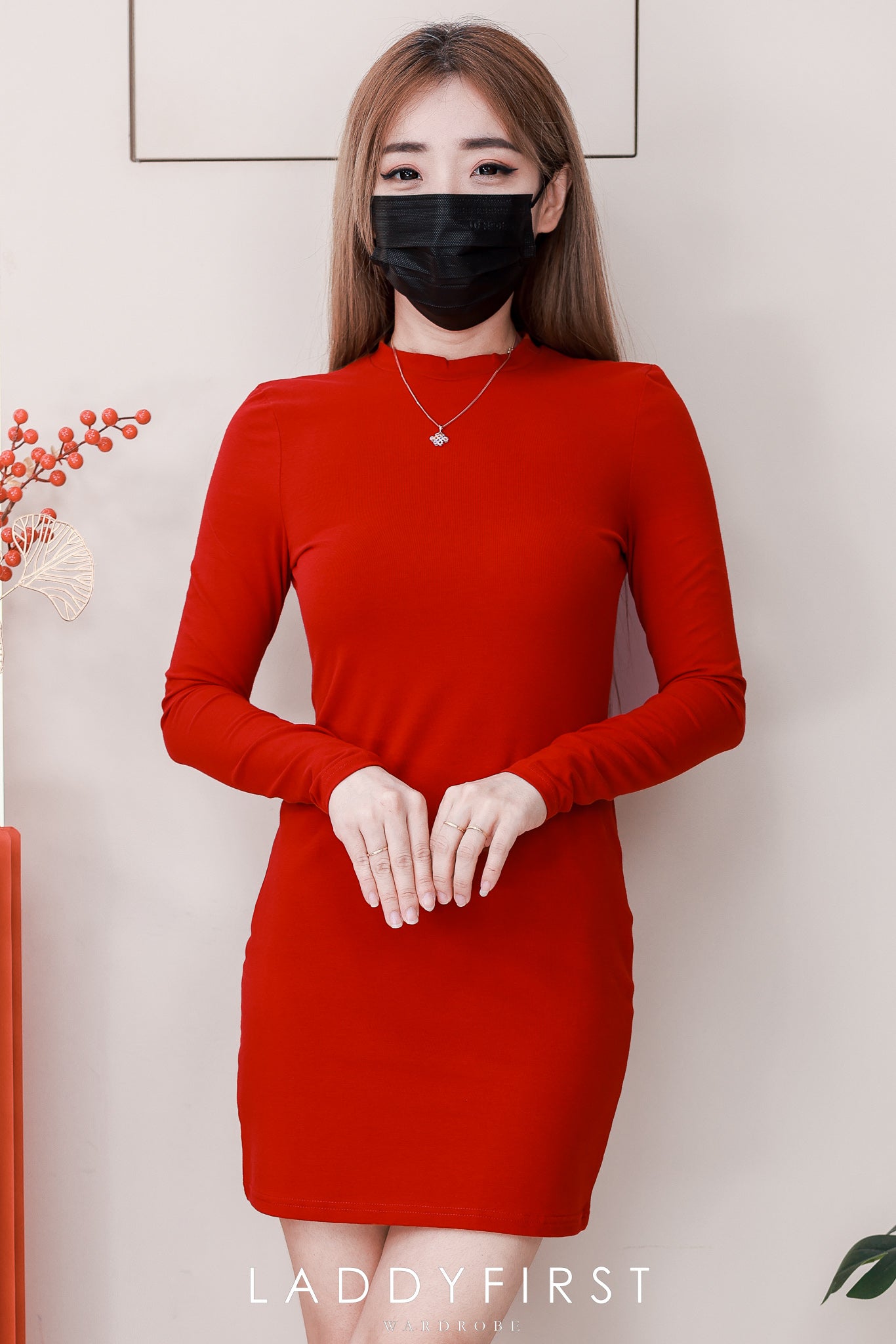 【D3541】独家爆款高品质强推修腰显瘦纯棉弹力慵懒时尚百搭长袖连身裙子 ❤️❤️