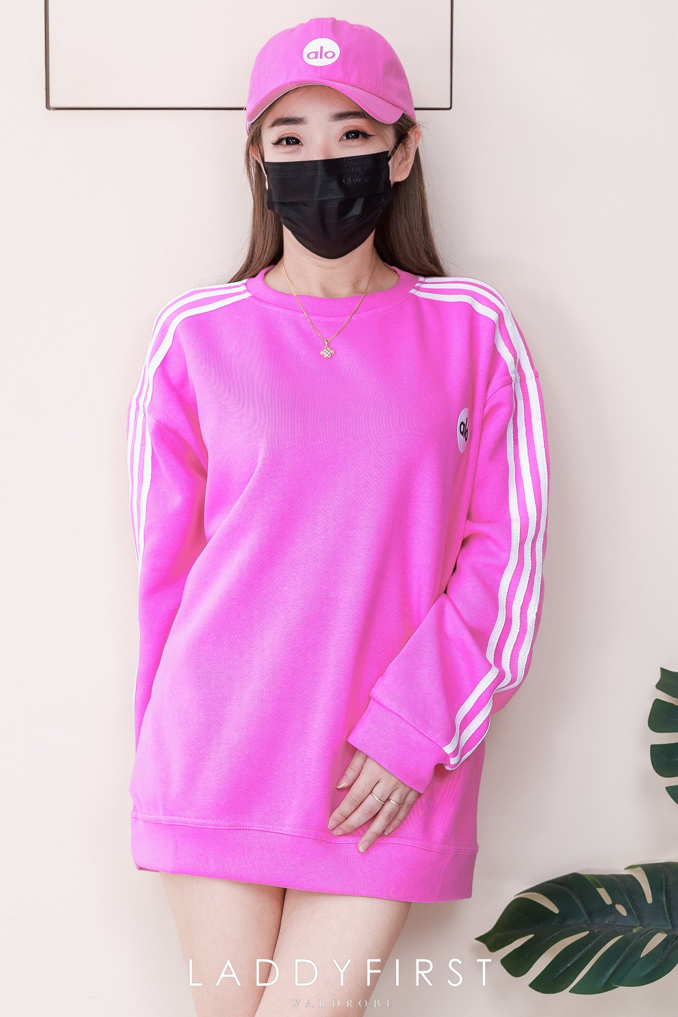 【O80111-1】⚡补货预订款⚡高品质三件套男女同款厚实卫衣棉Oversized 潮流时尚长袖上衣 ❤️❤️ 上衣👕➕帽子🧢➕袜子🧦