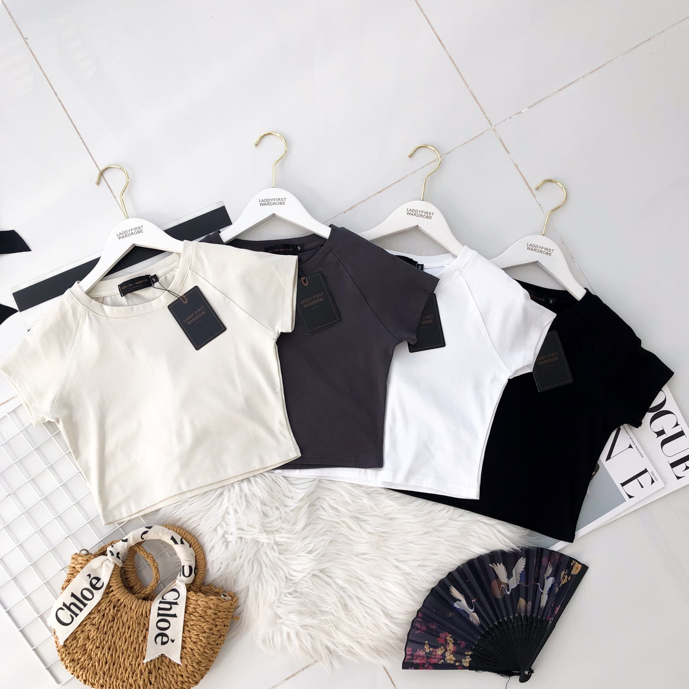 【T80792】【直播间搭配款】独家爆款高品质纯棉弹力圆领短袖简约日常百搭款上衣 #衣柜必入手百搭款 ❤❤【A-R3-C2】