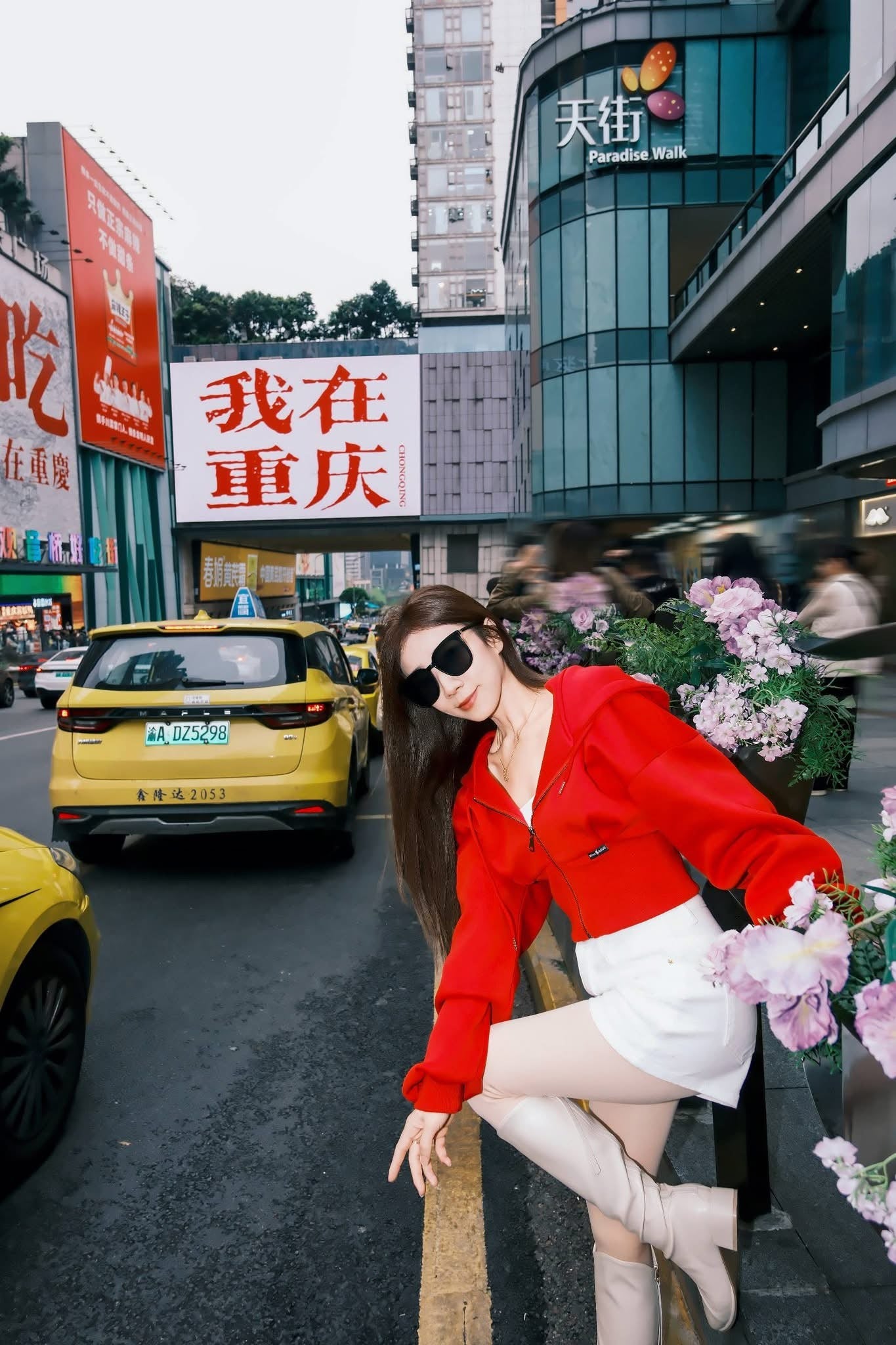 【P0320】✨现货✨ 小红书爆款遮阳神器❤️❤️ 气质墨镜旅行海边街拍墨镜 🕶️【YJ0320】