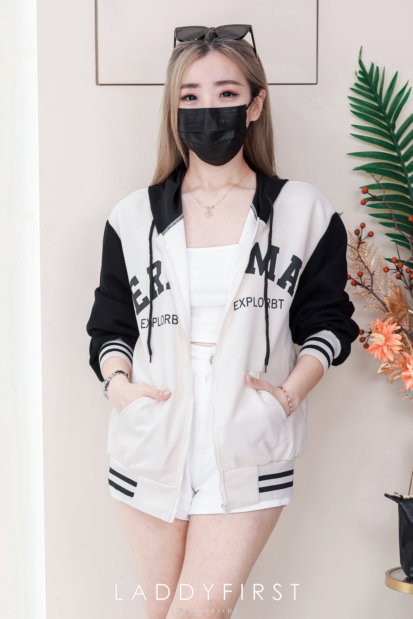 【JK902】高品质卫衣棉气质棒球连帽长袖外套，有口袋 ❤❤