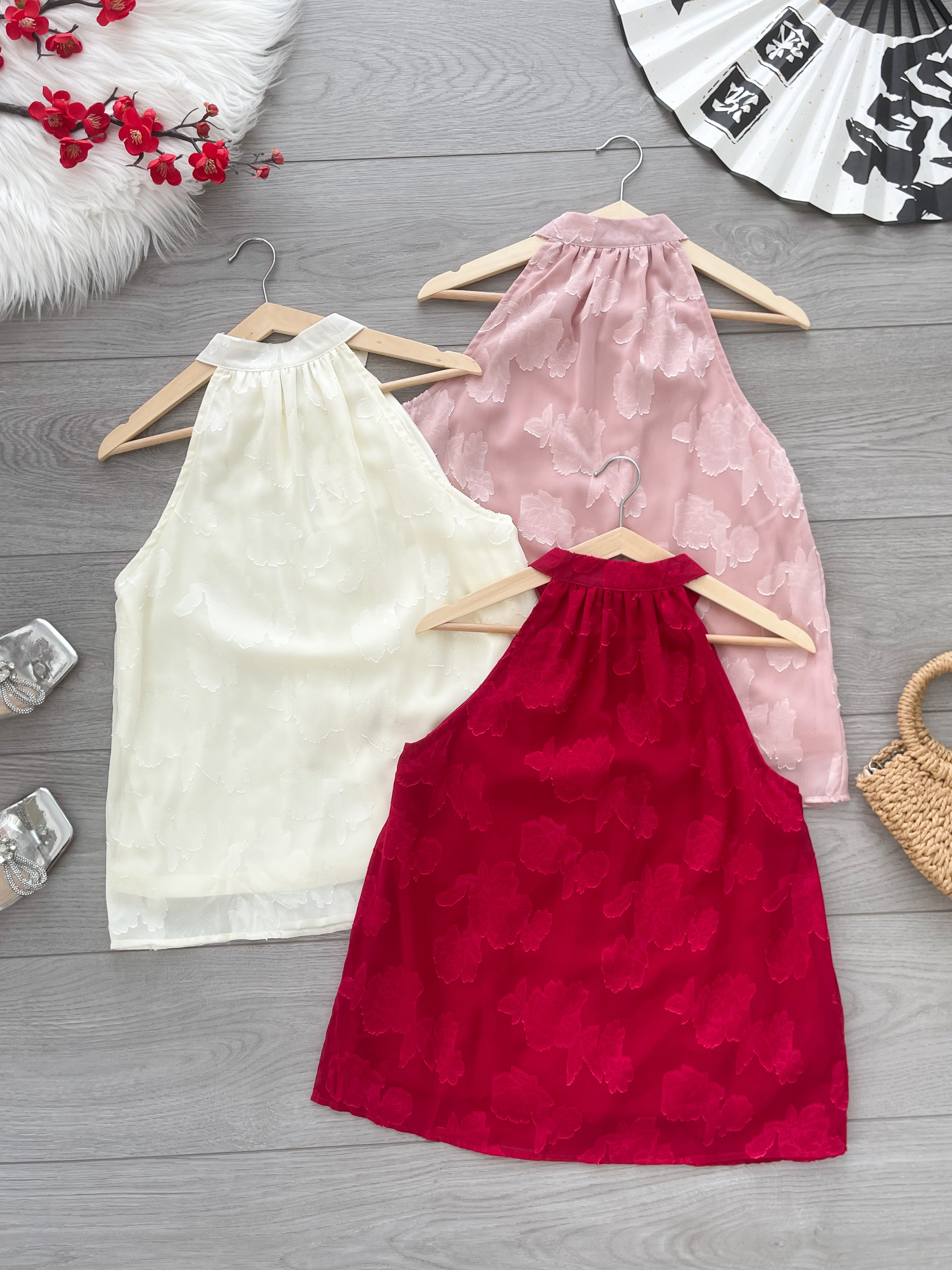 【T98767】高品质新年款气质提花旗袍上衣 ❤❤