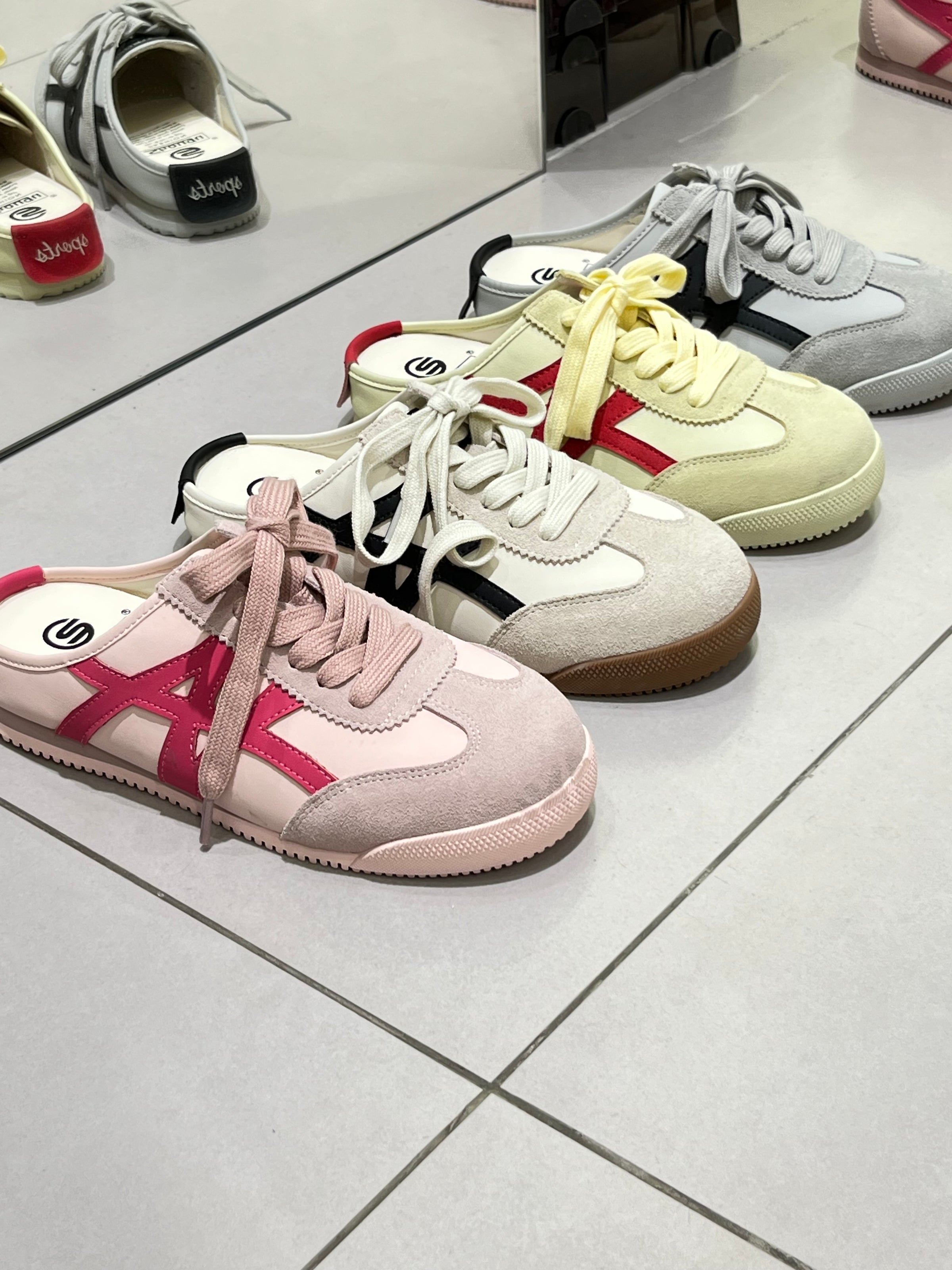 【RT18-101】 ✨现货✨高品质复古真皮休闲阿甘德训半包鞋子 👟