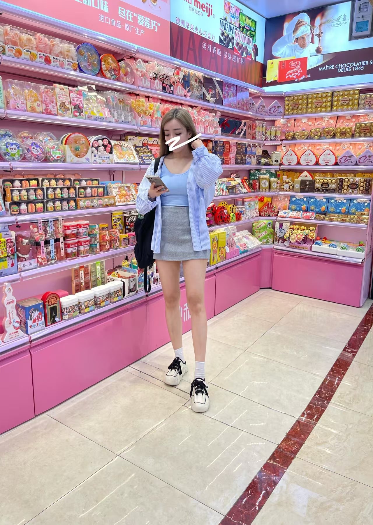 【SS25186】*强力推荐款＊高品质韩版三件套 , 衬衫连帽外套 ➕ 厚棉背心 ➕百搭裤裙 ❤️ 【D-R1-C4】