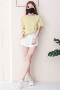 【T8182】高品质纯棉宽松大码版型圆领短袖日常休闲百搭上衣 ❤❤ 【B-R1-C3】