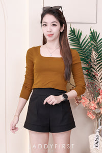 【S6422】✨独家爆单王✨ 独家定制款高品质简约日常西装万能高腰阔腿百搭短裤，有口袋 后中拉链 ❤️❤️ 【D-R1-C4】