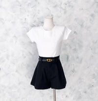 【T80792】【直播间搭配款】独家爆款高品质纯棉弹力圆领短袖简约日常百搭款上衣 #衣柜必入手百搭款 ❤❤【A-R3-C2】