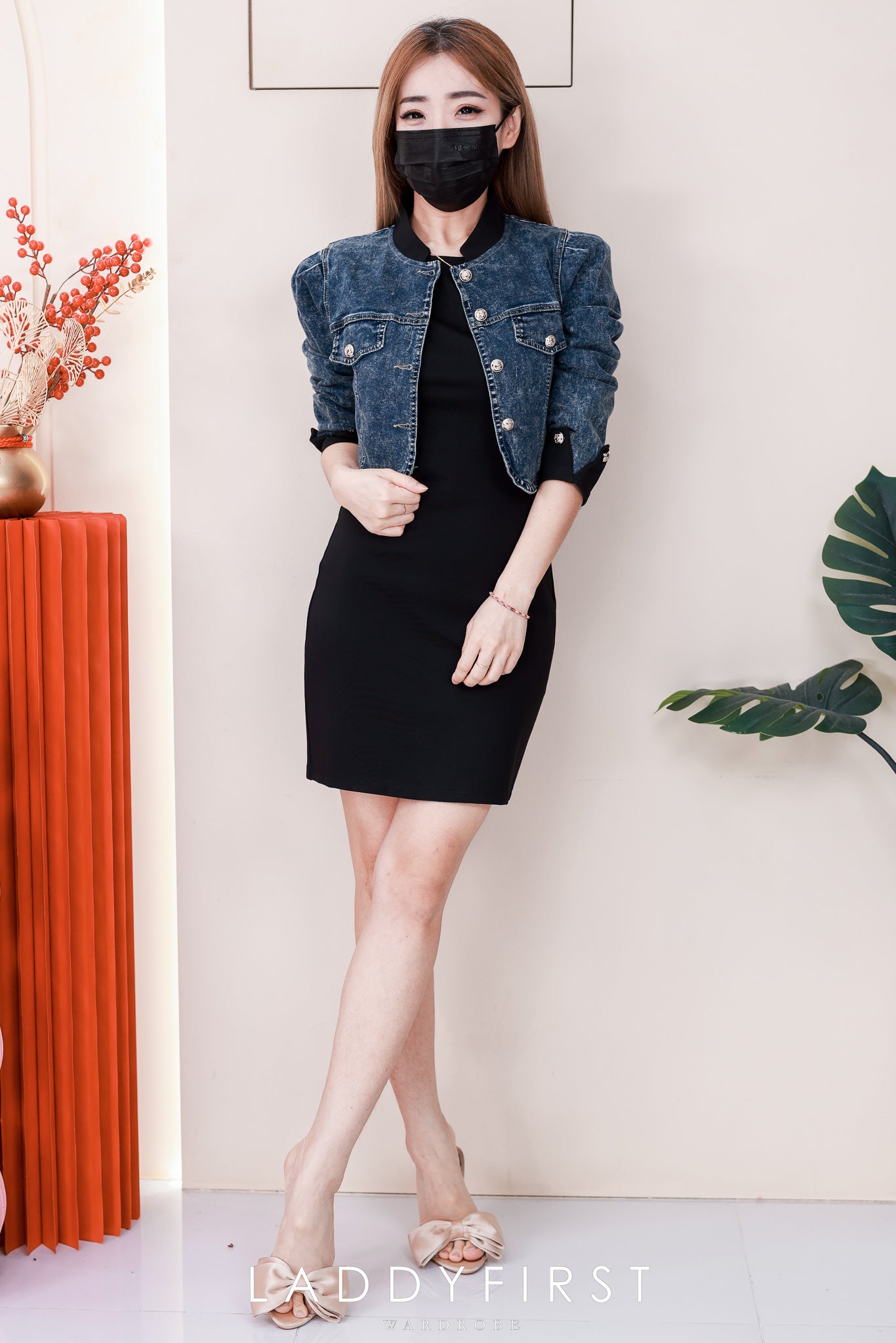 【D17154】高品质极简简约西装无袖连身裙子 ❤❤【A-R2-C4】