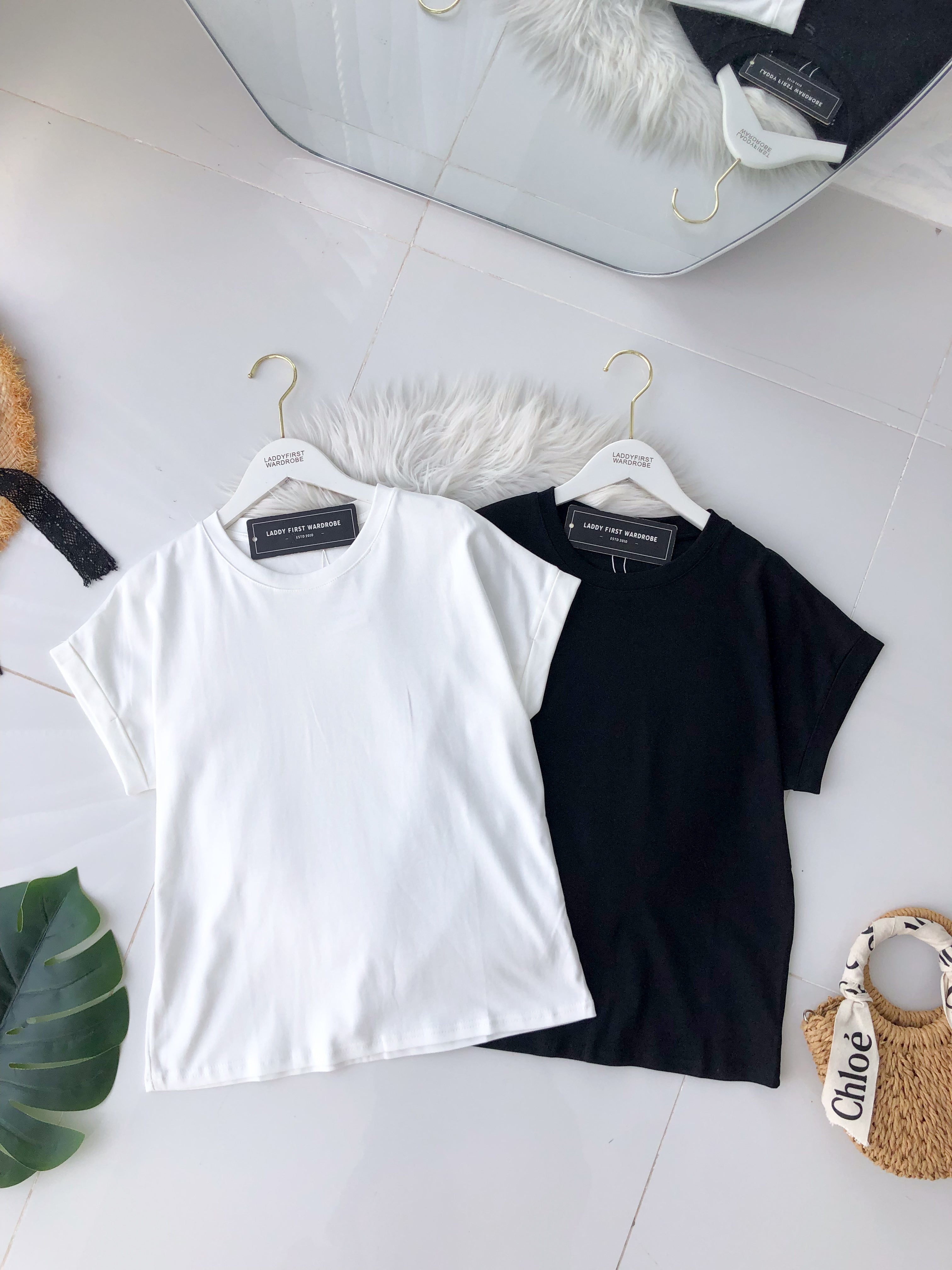 【T98330】纯棉弹力宽松舒服短袖百搭上衣 ❤❤