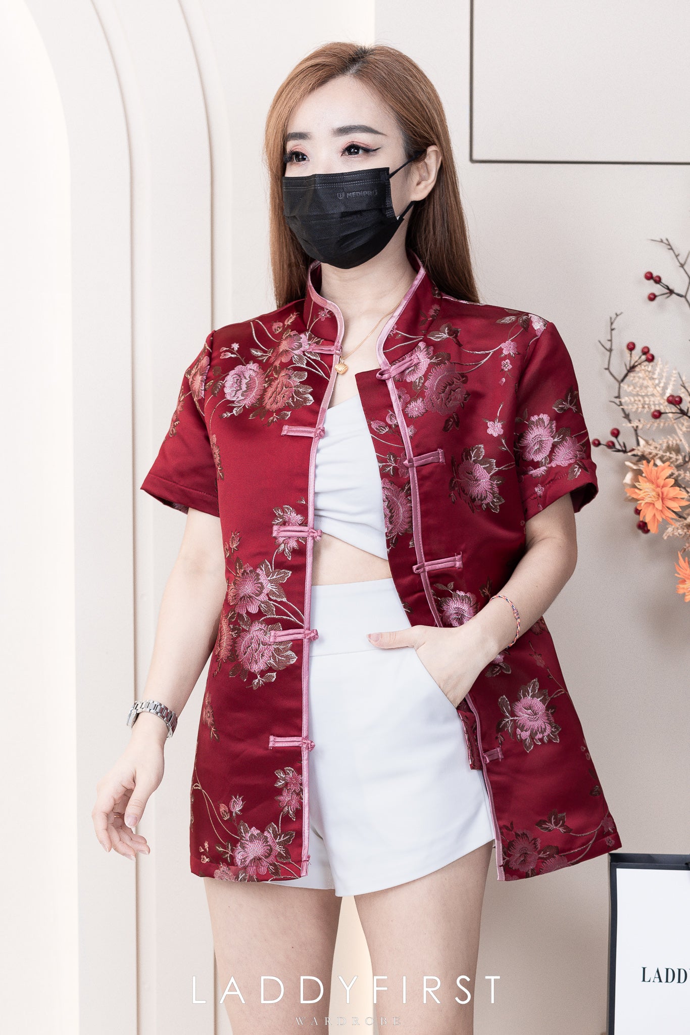 【T1105161】男女同款气质提花唐装旗袍上衣 🧧🧧