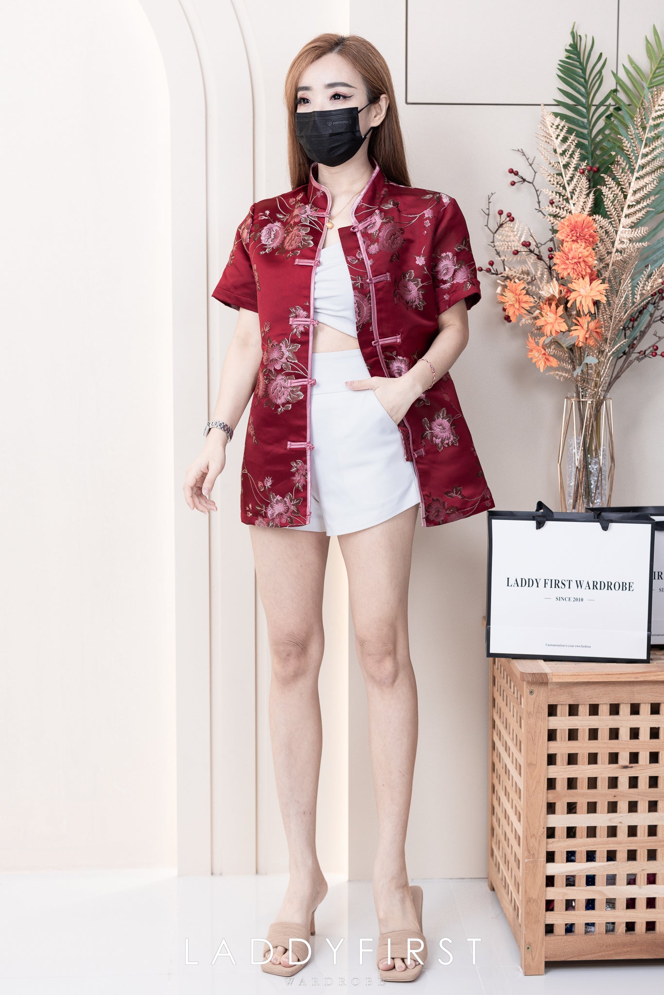 【T1105161】男女同款气质提花唐装旗袍上衣 🧧🧧