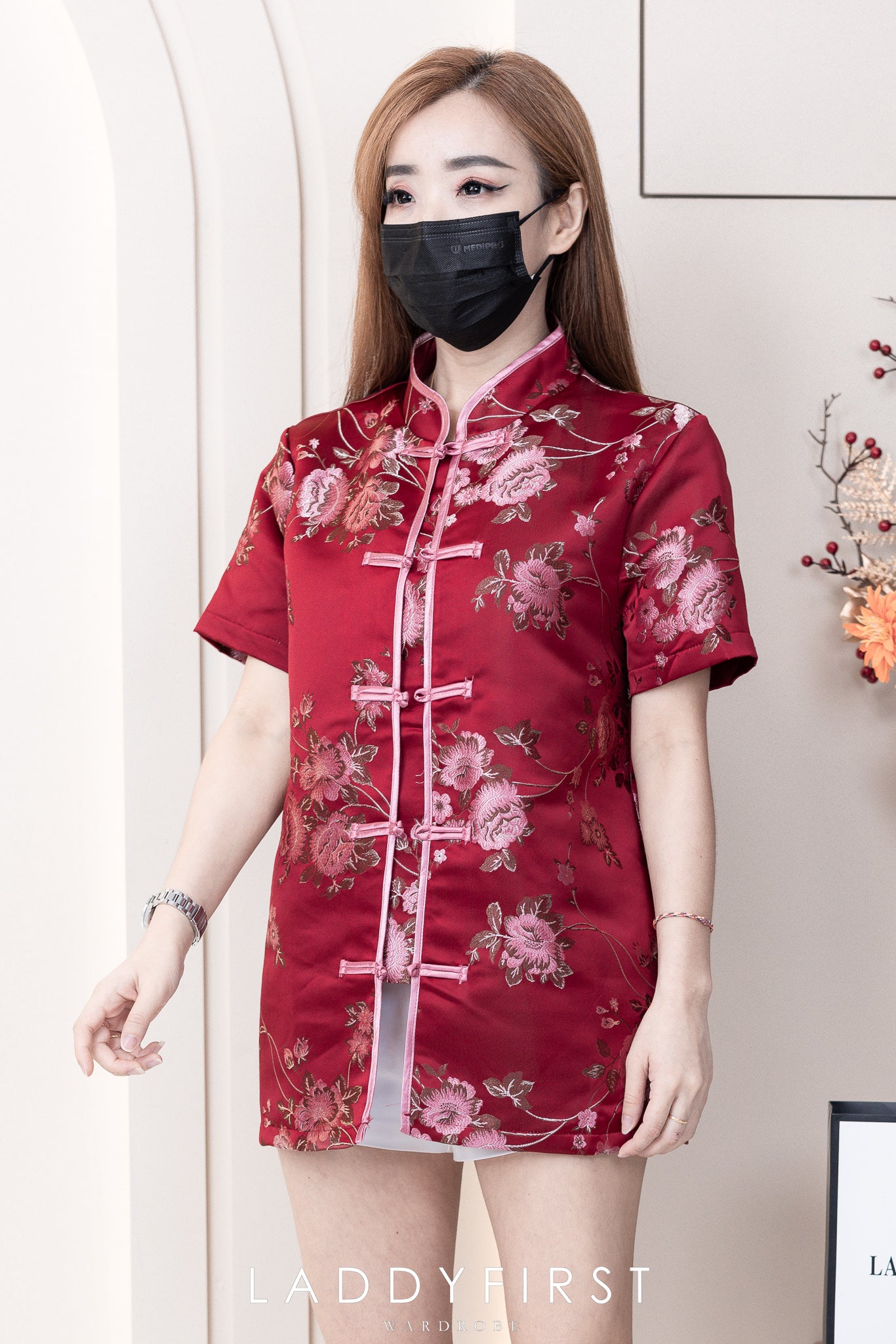 【T1105161】男女同款气质提花唐装旗袍上衣 🧧🧧