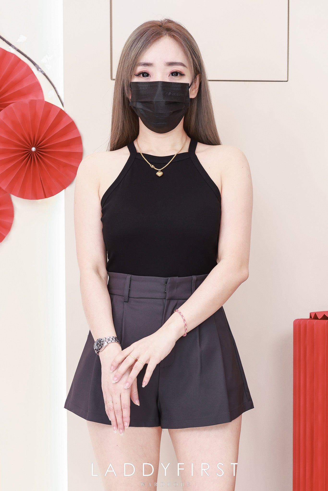 【S2089】独家爆款高品质简约百搭款西装高腰百搭短裤，有口袋 ❤️❤️