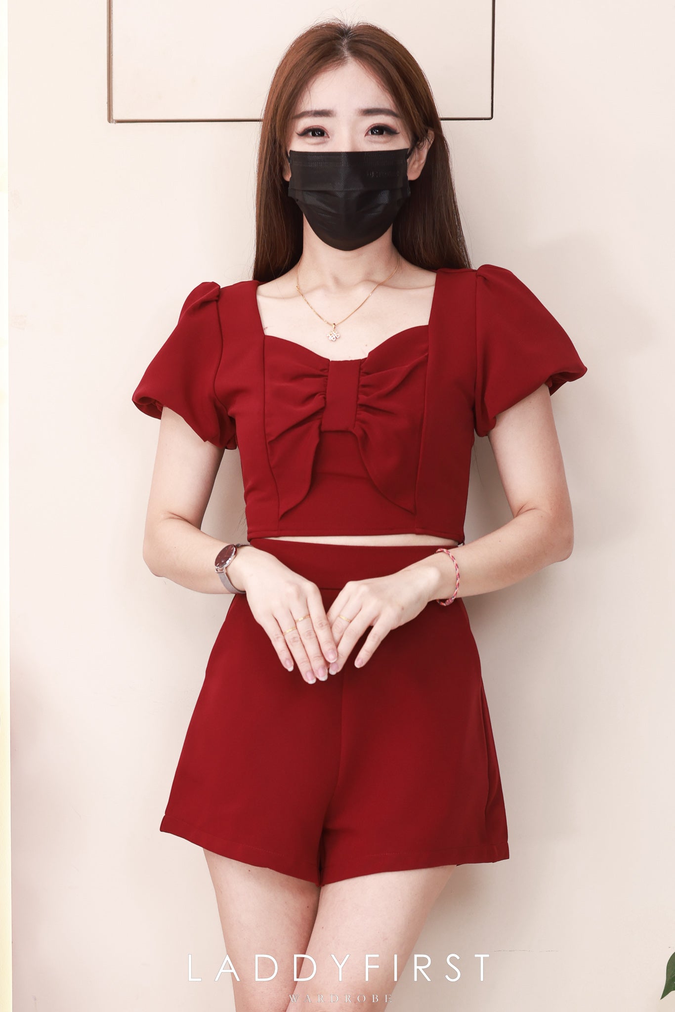 【SS3429】【LFW独家小圆饼】独家爆款两件式西装简约百搭时装套装 西装时装上衣➕西装百搭高腰短裤，有口袋 ❤️❤️【C-R2-C3】