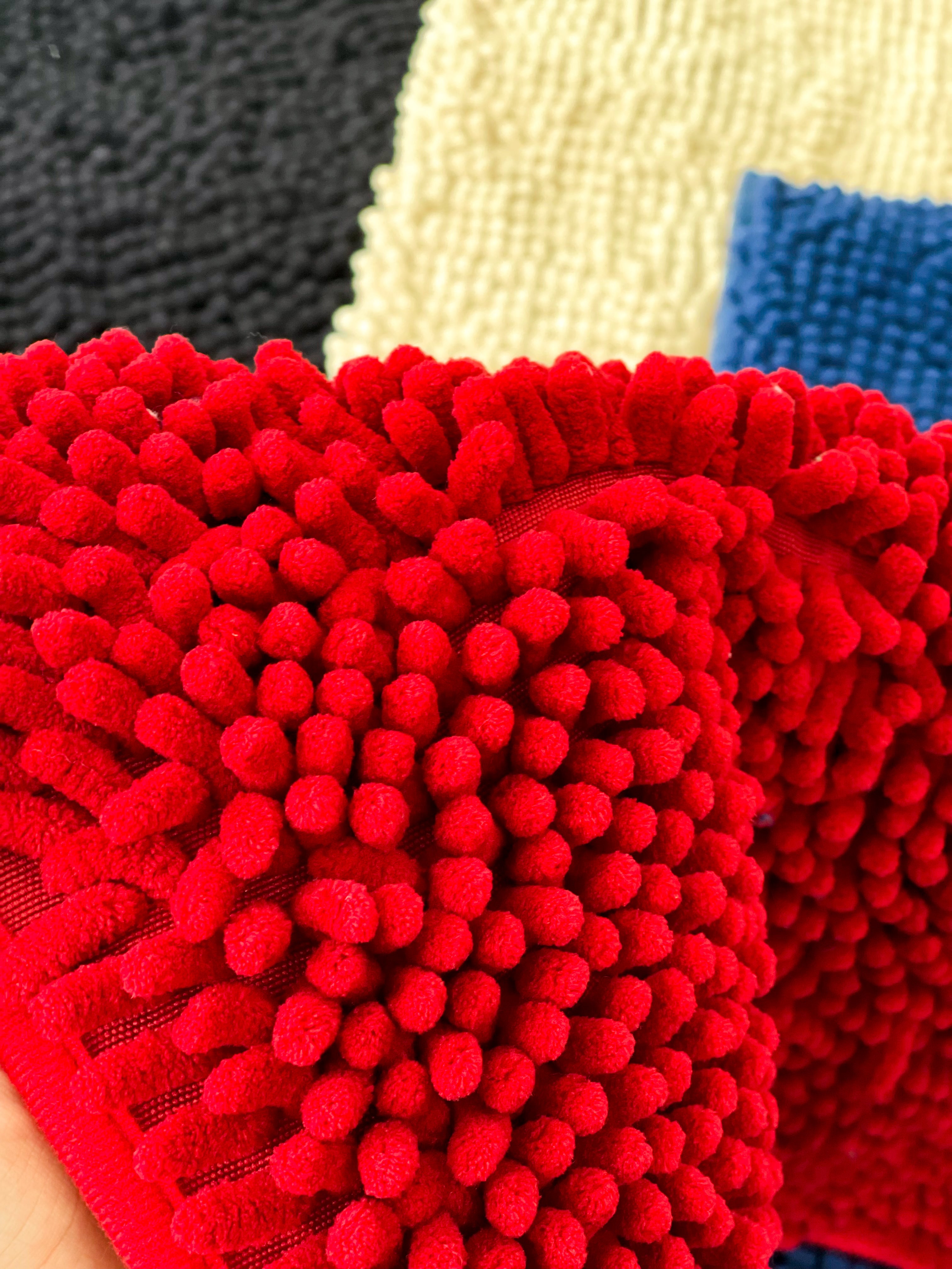 【P135511】高质感雪尼尔长毛亲肤柔软吸水防滑地垫地毯 ❤️