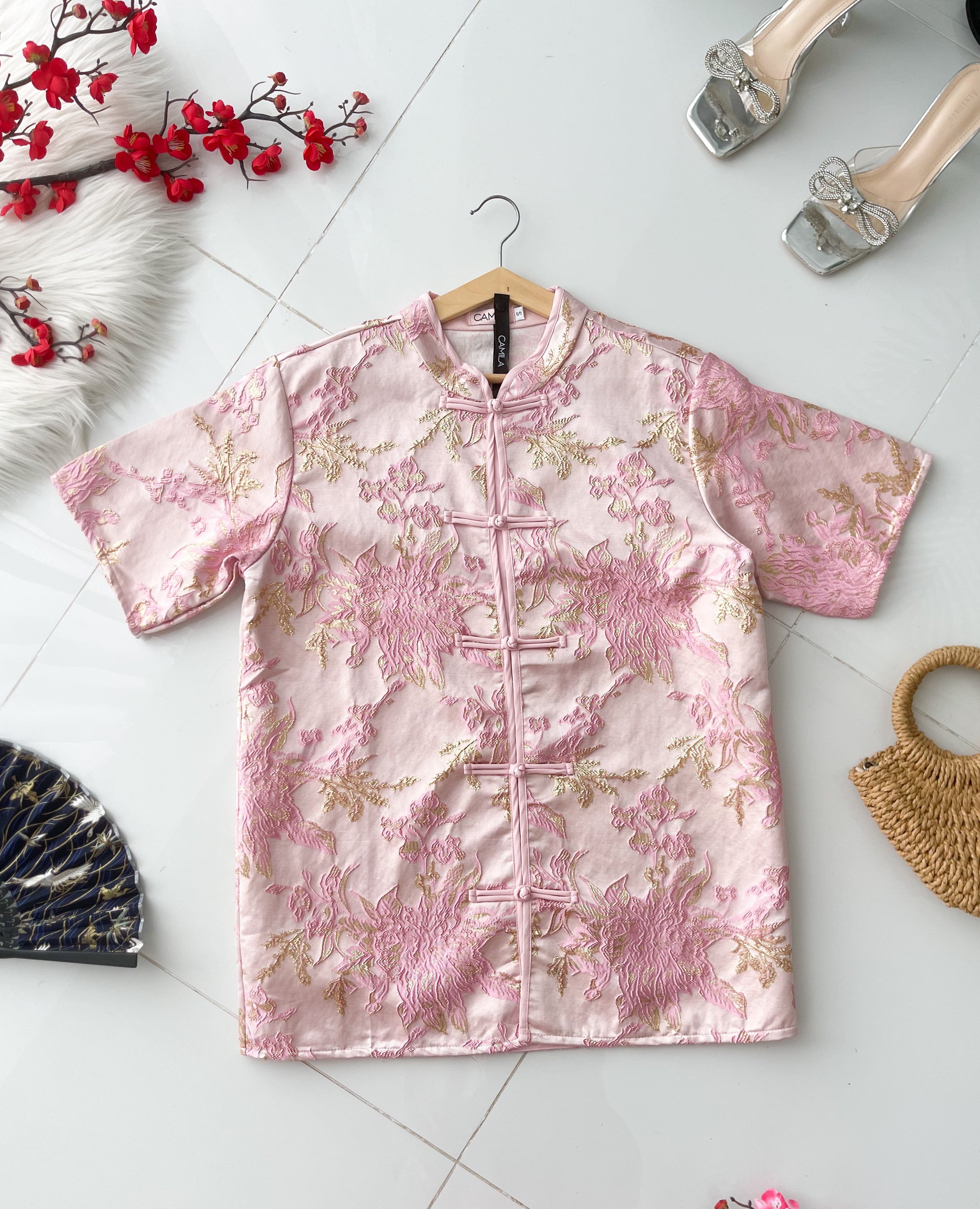 【T14312 / 91319】高品质高端气质男款唐装提花旗袍上衣 ❤❤