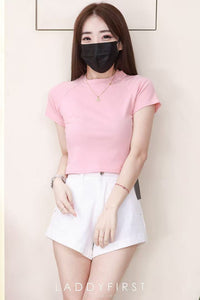 【T80792】【直播间搭配款】独家爆款高品质纯棉弹力圆领短袖简约日常百搭款上衣 #衣柜必入手百搭款 ❤❤【A-R3-C2】