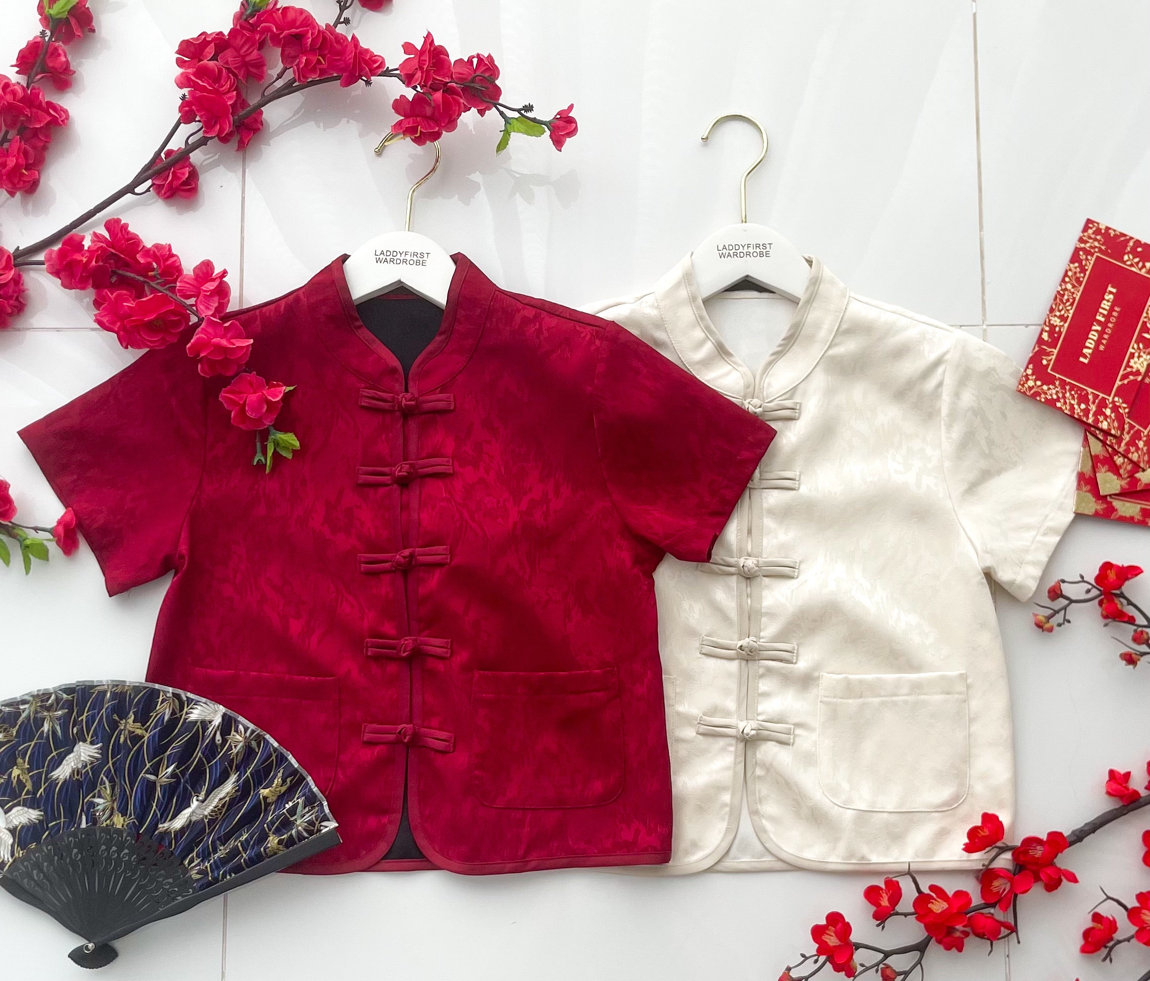 【T16967】高品质【男童】新中式国风旗袍上衣，有口袋 ❤❤