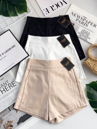 【S3478】独家爆款高品质万能系列休闲简约日常百搭款西装高腰短裤，有口袋 #内层加里布 #必备百搭款 #高腰显瘦 ❤️❤️ 【A-R2-C4】