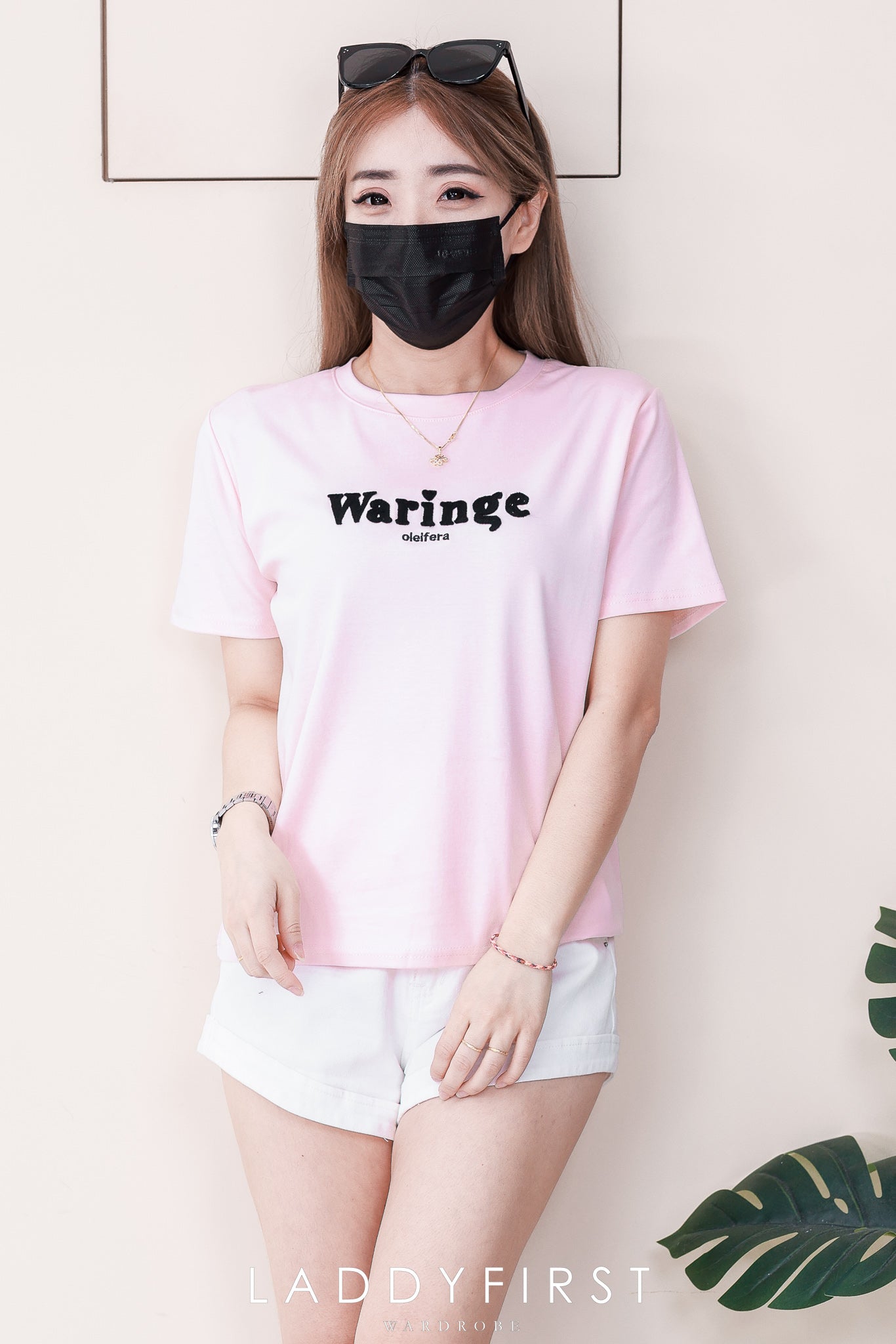 【T8087】🧧 宠粉福利回馈 🧧  高品质纯棉弹力圆领短袖刺绣字母日常简约休闲百搭上衣 ❤❤ 【A-R1-C1】