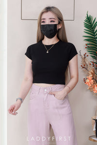 【T80792】【直播间搭配款】独家爆款高品质纯棉弹力圆领短袖简约日常百搭款上衣 #衣柜必入手百搭款 ❤❤【A-R3-C2】