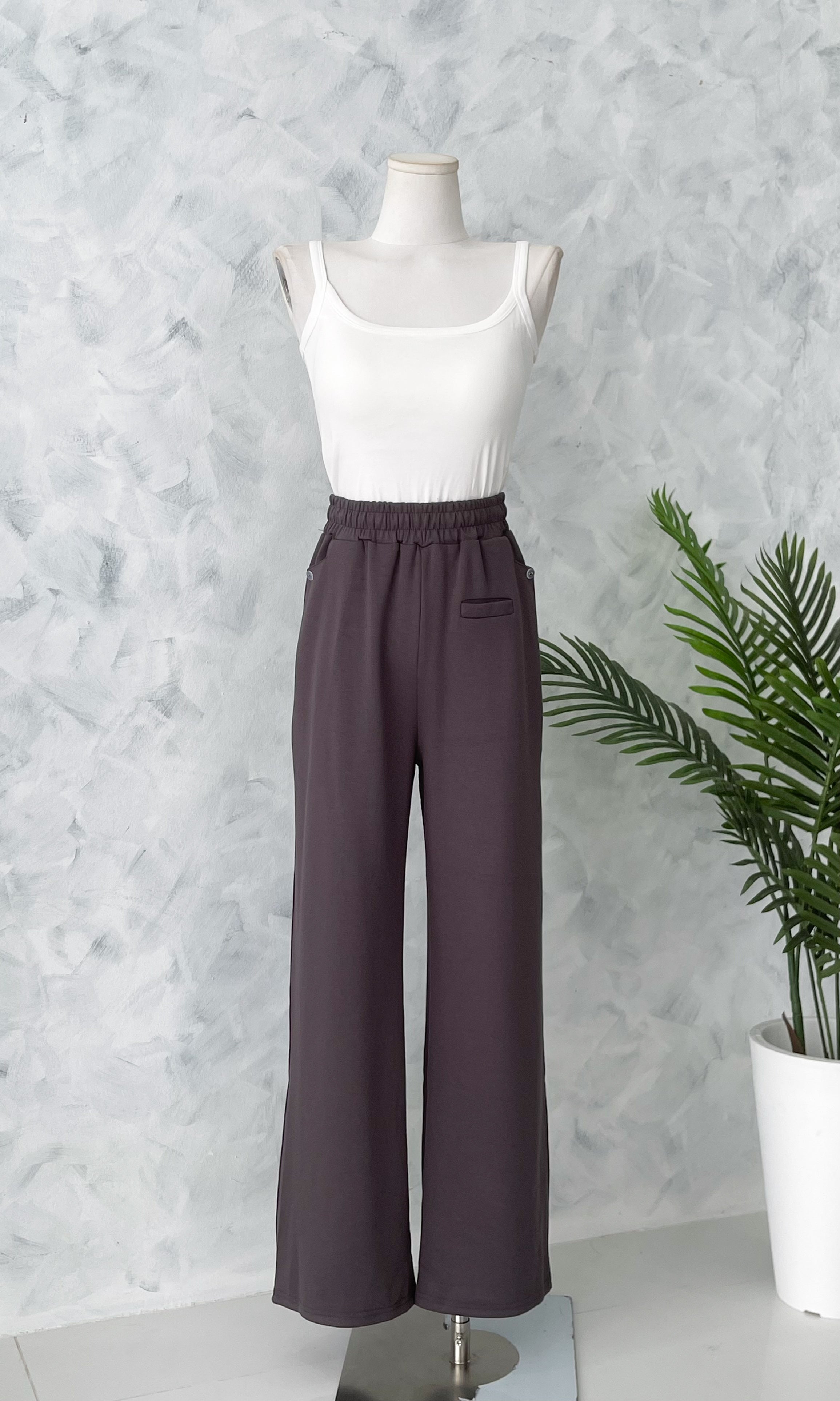 【L1188】高品质空气棉松紧腰弹力运动休闲长裤，有口袋 ❤️❤️