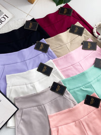 【S6644】【网站福利款✨】独家爆款【万能妹妹】高品质万能西装高腰休闲简约百搭短裤，后中隐形拉链，有口袋，内层加里布 #百搭必备 🔥🔥 【D-R1-C1】