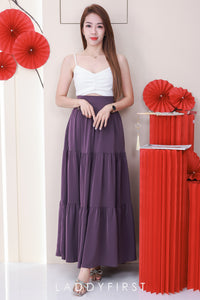 【L1657】【网站福利款✨】独家爆款百褶蛋糕西装垂感大摆韩版长裙【A-R3-C4】