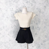 【T80792】【直播间搭配款】独家爆款高品质纯棉弹力圆领短袖简约日常百搭款上衣 #衣柜必入手百搭款 ❤❤【A-R3-C2】