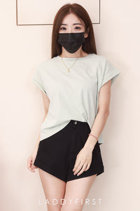 【T5039】高品质纯棉弹力宽松版短袖日常休闲百搭上衣 ❤❤【A-R1-C1】