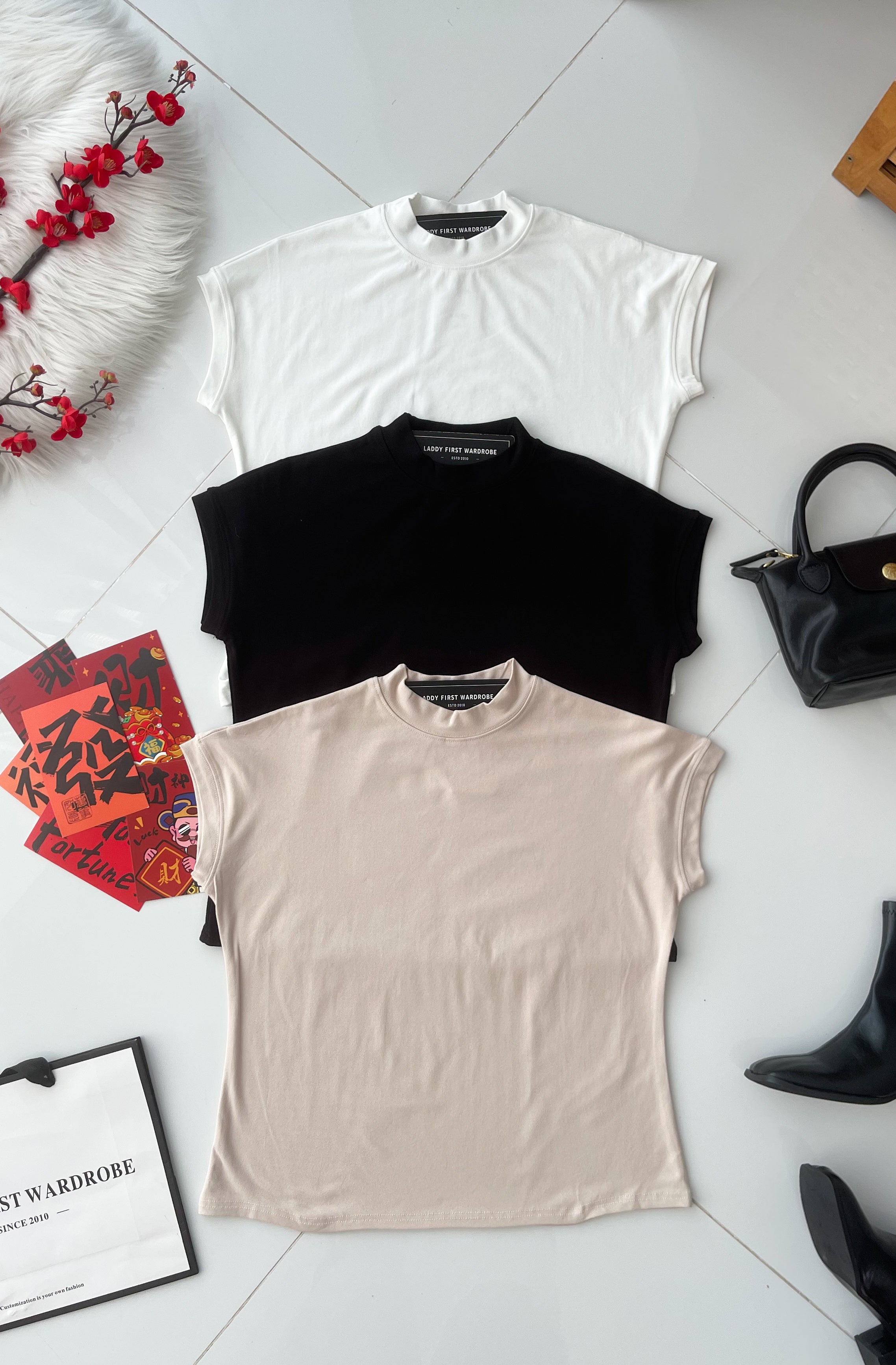 【T82725】高品质纯棉超弹力宽松版日常百搭上衣 ❤❤