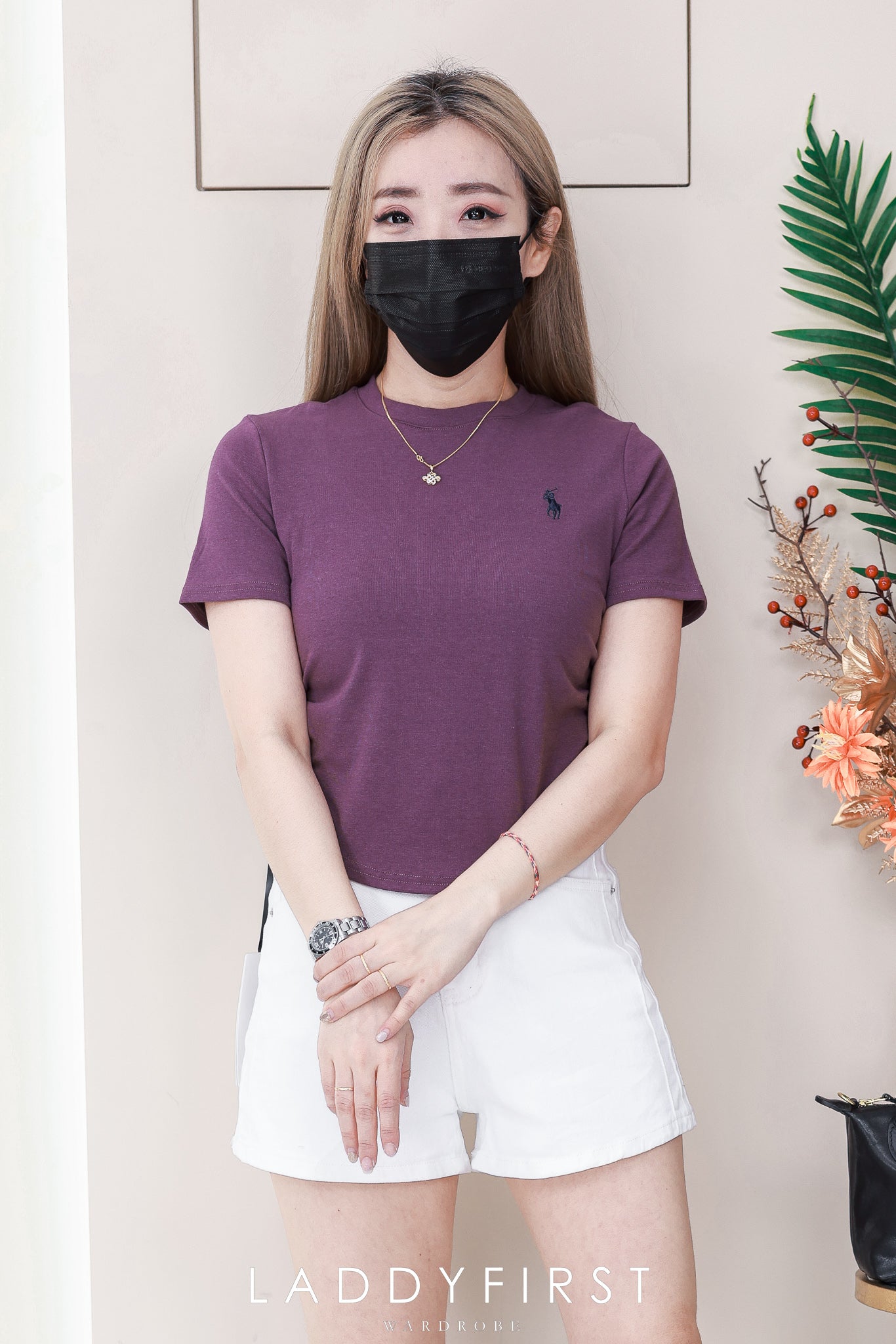 【T27425】高品质polo刺绣logo圆领短袖修身版型纯棉弹力休闲百搭上衣 ❤❤