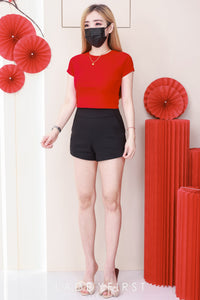 【T80792-2】【直播间搭配款】独家爆款高品质纯棉弹力圆领短袖简约日常百搭款上衣 #衣柜必入手百搭款 ❤❤ 【A-R1-C3】