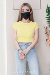 【T80792】【直播间搭配款】独家爆款高品质纯棉弹力圆领短袖简约日常百搭款上衣 #衣柜必入手百搭款 ❤❤【A-R3-C2】