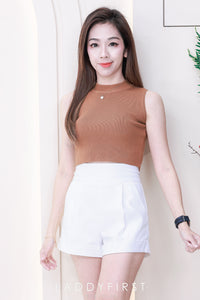 【S6422】✨独家爆单王✨ 独家定制款高品质简约日常西装万能高腰阔腿百搭短裤，有口袋 后中拉链 ❤️❤️ 【D-R1-C4】