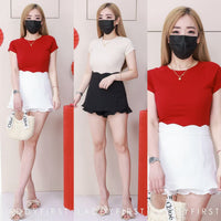 【T80792-2】【直播间搭配款】独家爆款高品质纯棉弹力圆领短袖简约日常百搭款上衣 #衣柜必入手百搭款 ❤❤ 【A-R1-C3】