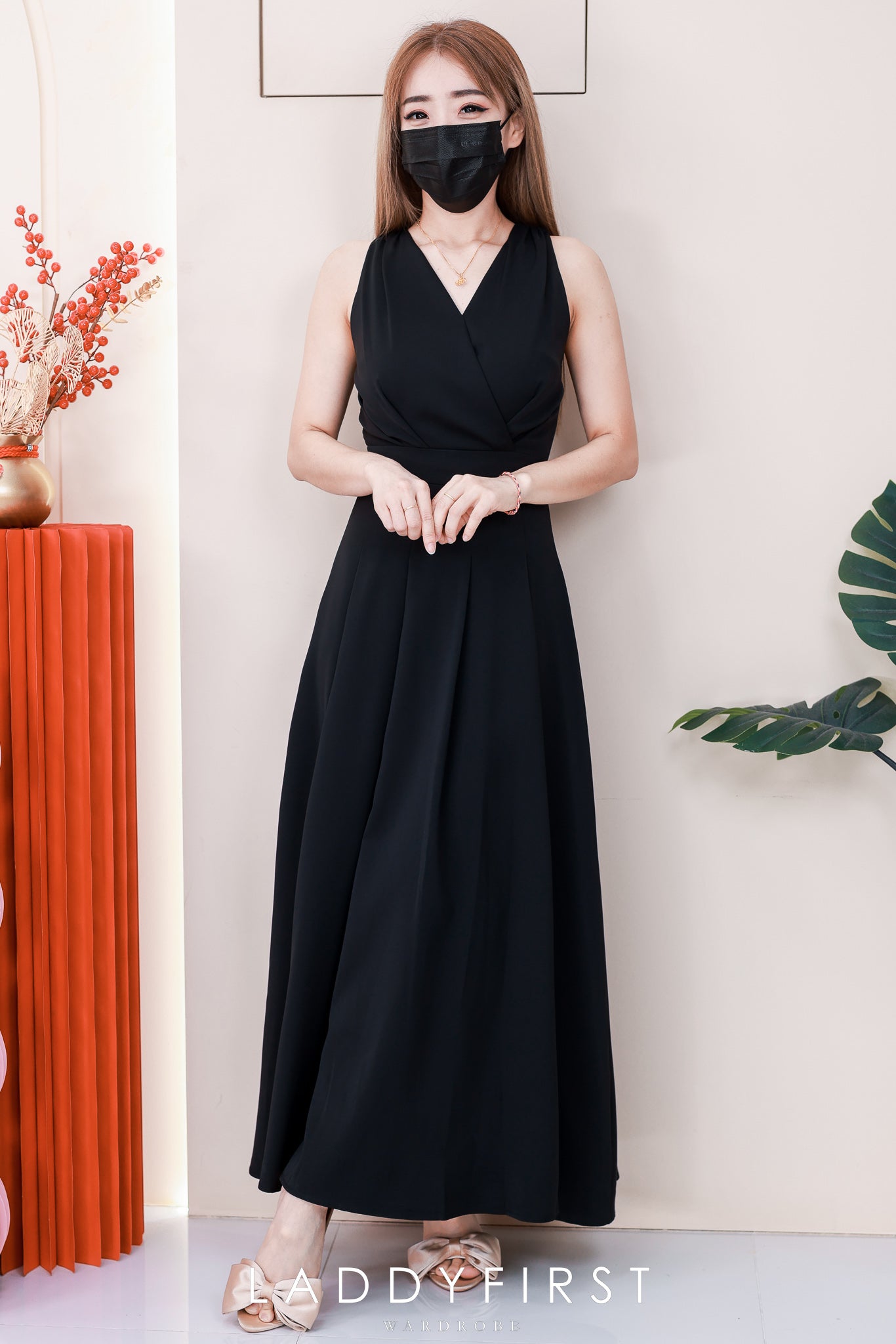 【D6968】高品质气质浪漫优雅款晚宴连身长裙 ❤❤【A-R1-C5】