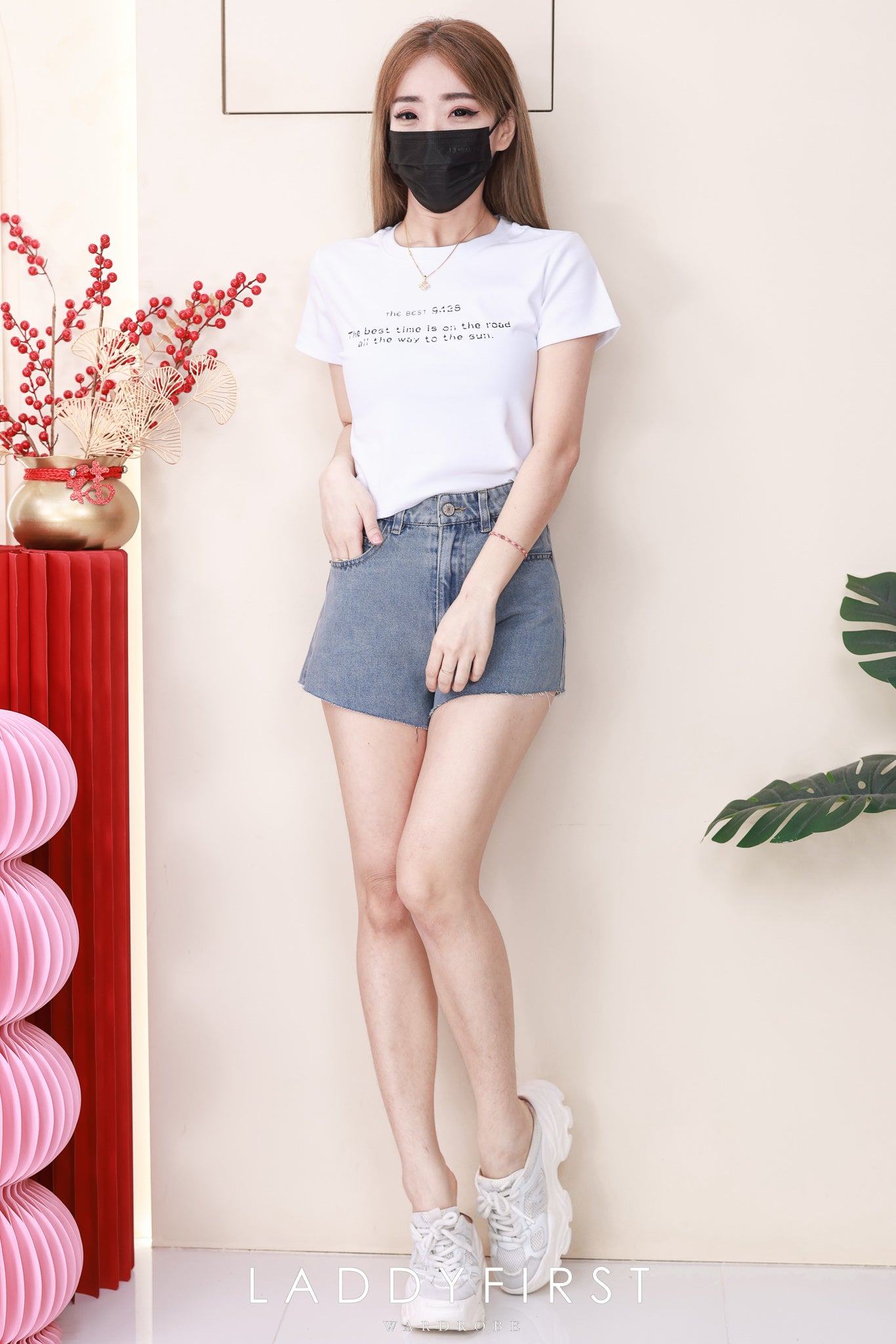 【T9017】高品质印图字母纯棉弹力圆领短袖日常简约休闲百搭上衣 ❤️