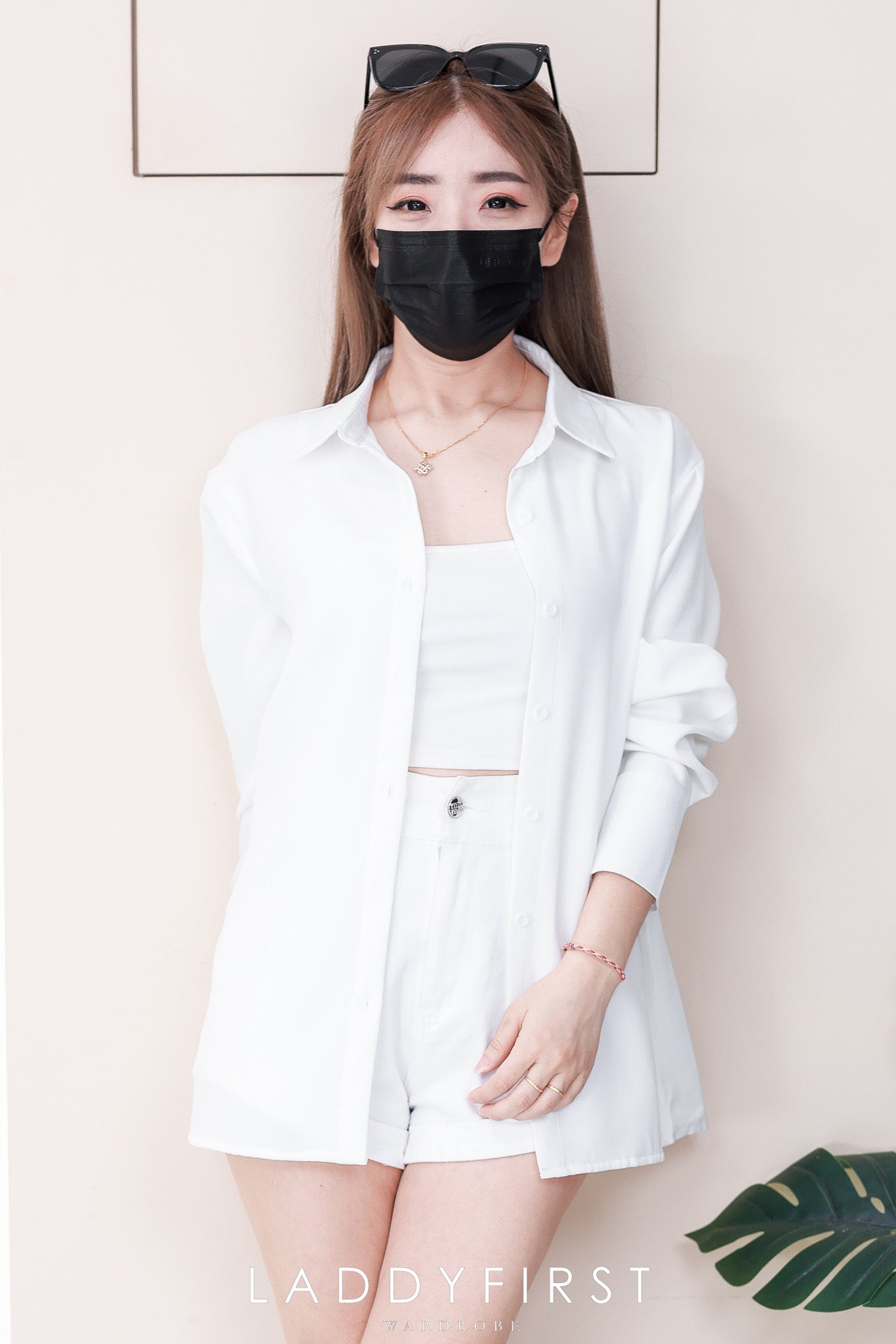 【T80340】＊订单不断＊ 独家爆款高品质韩式宽松版多巴胺色系翻领长袖西装衬衫上衣❤️【A-R1-C5】