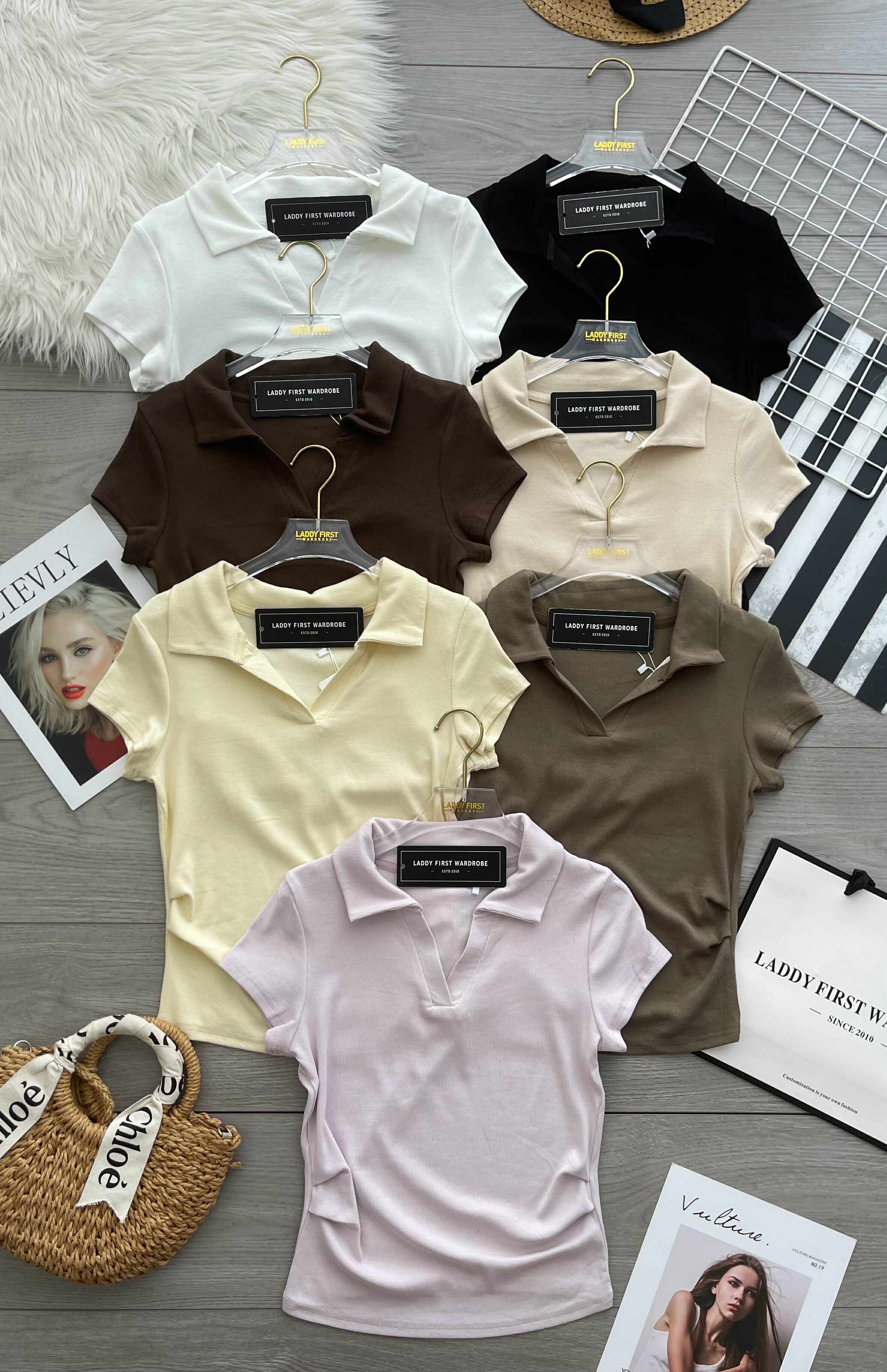 【T82414】高品质清凉舒服螺纹弹力百搭上衣 ❤❤