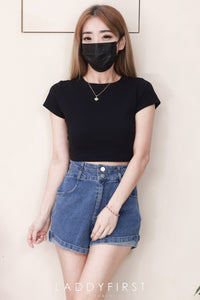 【S4978 / 19887】高品质简约休闲COTTON JEANS牛仔百搭短裤，有口袋 ❤️❤️ 【A-R1-C2】