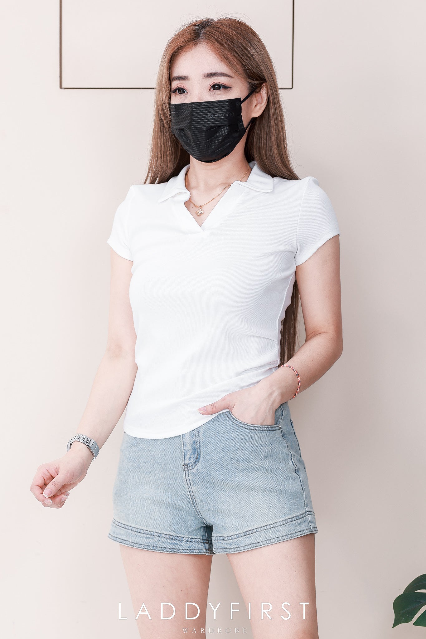 【T82414】高品质清凉舒服螺纹弹力百搭上衣 ❤❤