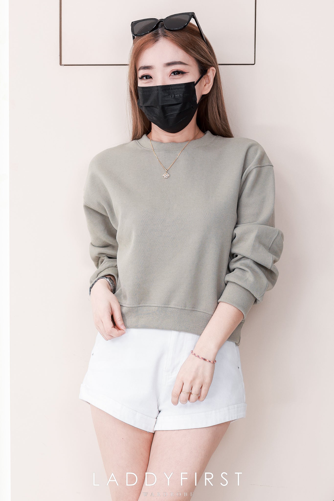 【T98654】高品质卫衣棉宽松大版型圆领长袖简约时尚百搭上衣 ❤❤
