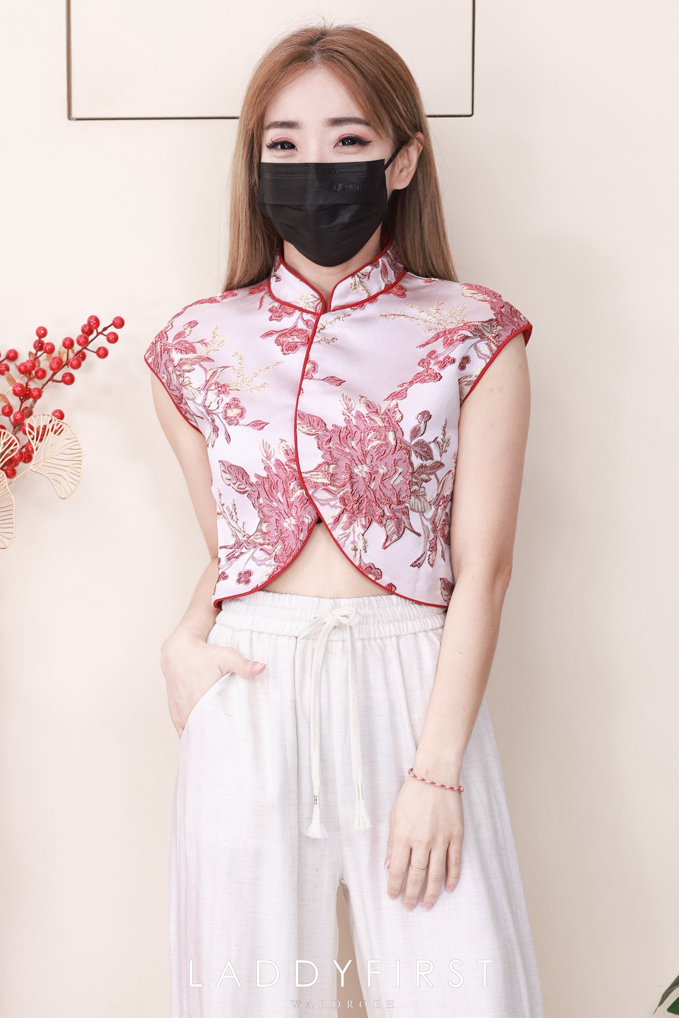 【T98814】高品质新中式提花旗袍上衣 ❤❤